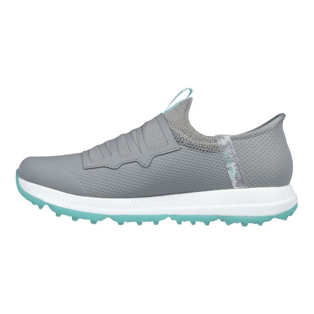 Skechers Women's Go Golf Elite 5 Slip Ins Golf Shoes - Gray/Aqua